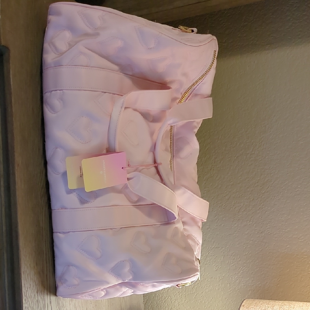 Stoney Clover Lane Pink Travel Bag Soft Fabric